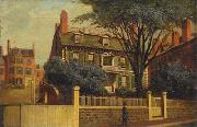 Charles Furneaux The Hancock House, oil painting by Charles Furneaux oil